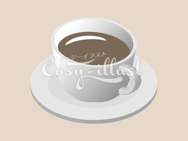 コーヒーカップ 1 無料イラスト素材 イージーイラスト